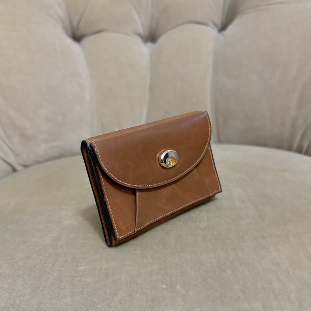 VTG Auth GUCCI Italy Iconic GG Circa 1980's MINI Foldover Leather Coin Purse